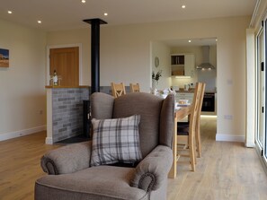 TV, fireplace - 2 bedroom accommodation in Howey, near Llandrindod Wells (Howey, near Llandrindod Wells)