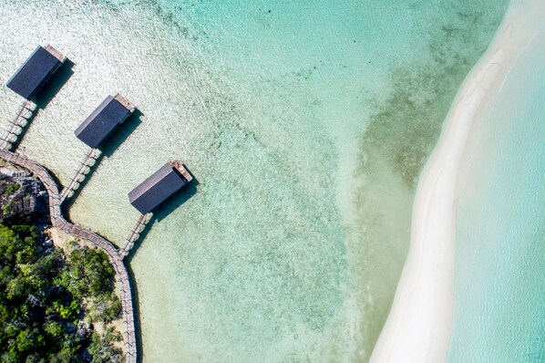 Overwater Bungalow | Ansicht von oben
