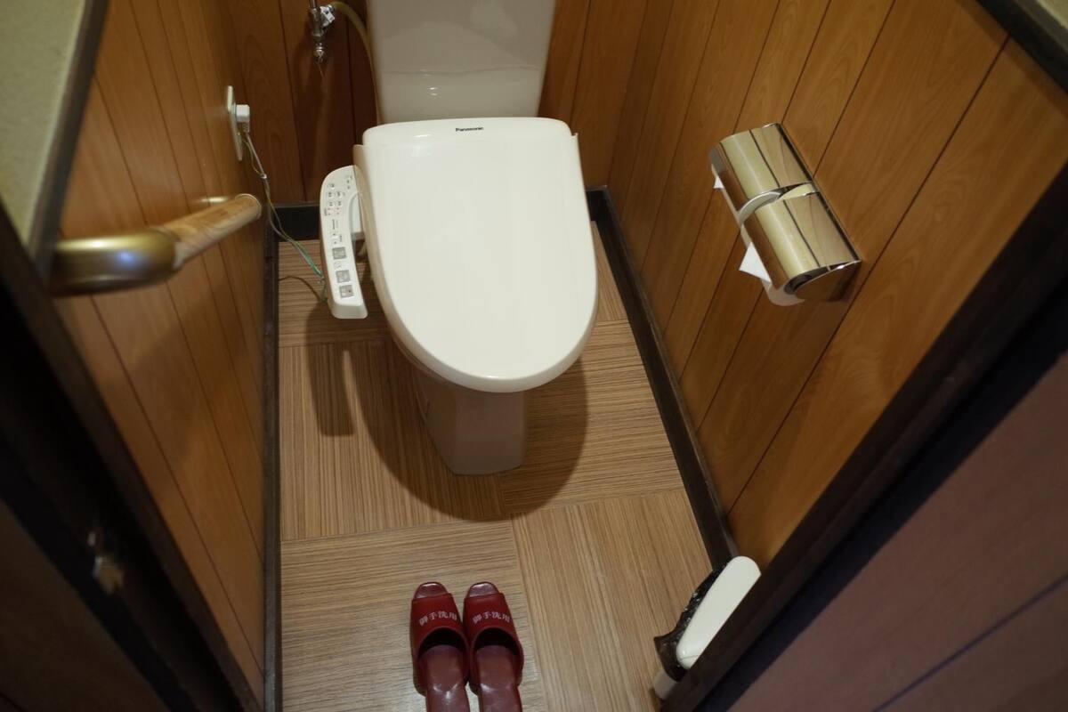 free toiletries, hair dryer, slippers, towels