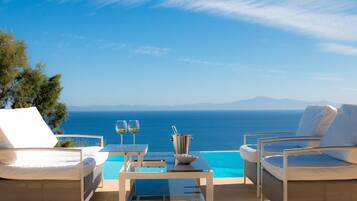 Exclusive Villa, Multiple Beds, Sea View | Terrace/patio