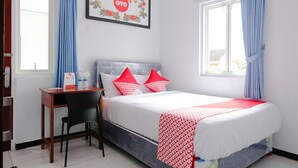 Standaard tweepersoonskamer, 1 tweepersoonsbed | Een bureau, gratis wifi, beddengoed