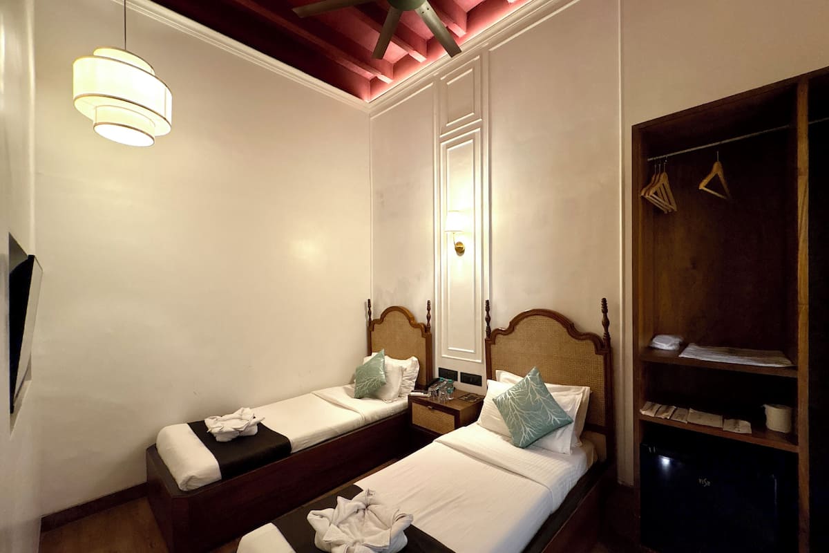 Superior-værelse med 2 enkeltsenge | 1 soveværelse, italienske lagner fra Frette, premium-sengetøj