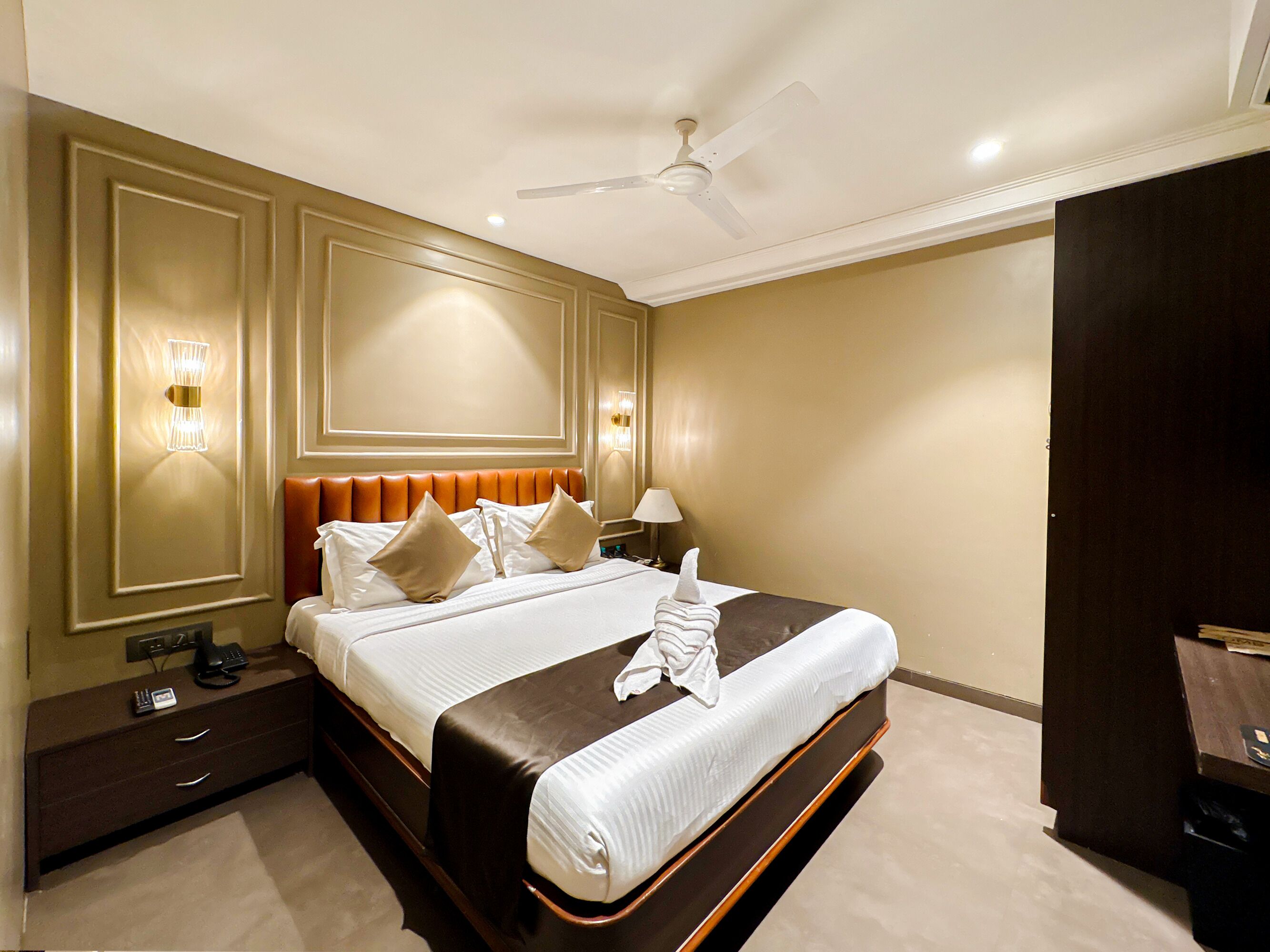 Super Deluxe Room | Sábanas italianas Frette, ropa de cama de alta calidad y insonorización 