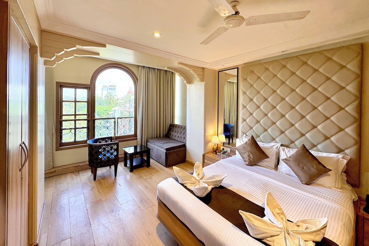 Executive-værelse til 3 personer | 1 soveværelse, italienske lagner fra Frette, premium-sengetøj