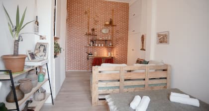 Cozy studio room with balcony in the city center