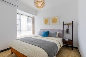 Apartment, 3 Schlafzimmer | Schreibtisch, Verdunkelungsvorhänge, kostenloses WLAN