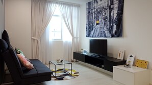 Apartment, 2 Bedrooms | Living room - DeHomme at Georgetown Penang (George Town)