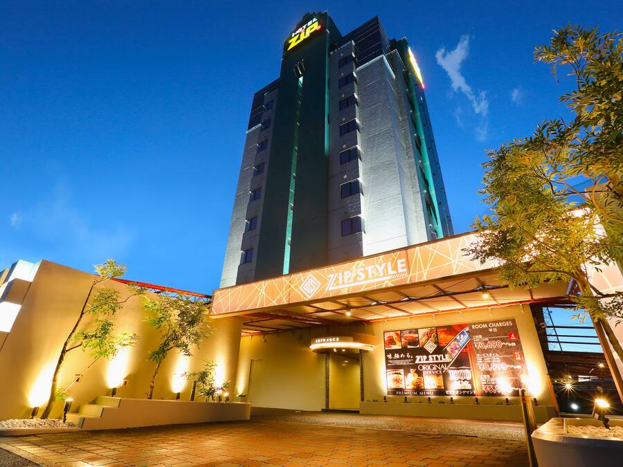 Front of property – evening/night