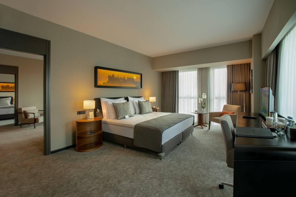 Minibar, in-room safe, soundproofing, iron/ironing board (on request)