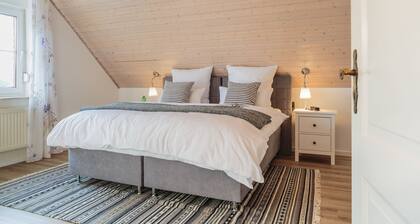 Schwalbe in der Heide