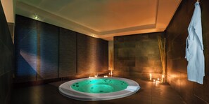 Sauna, bañera de hidromasaje, tratamientos corporales