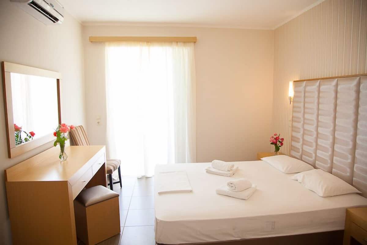 Soundproofing, iron/ironing board (on request), cribs (free)