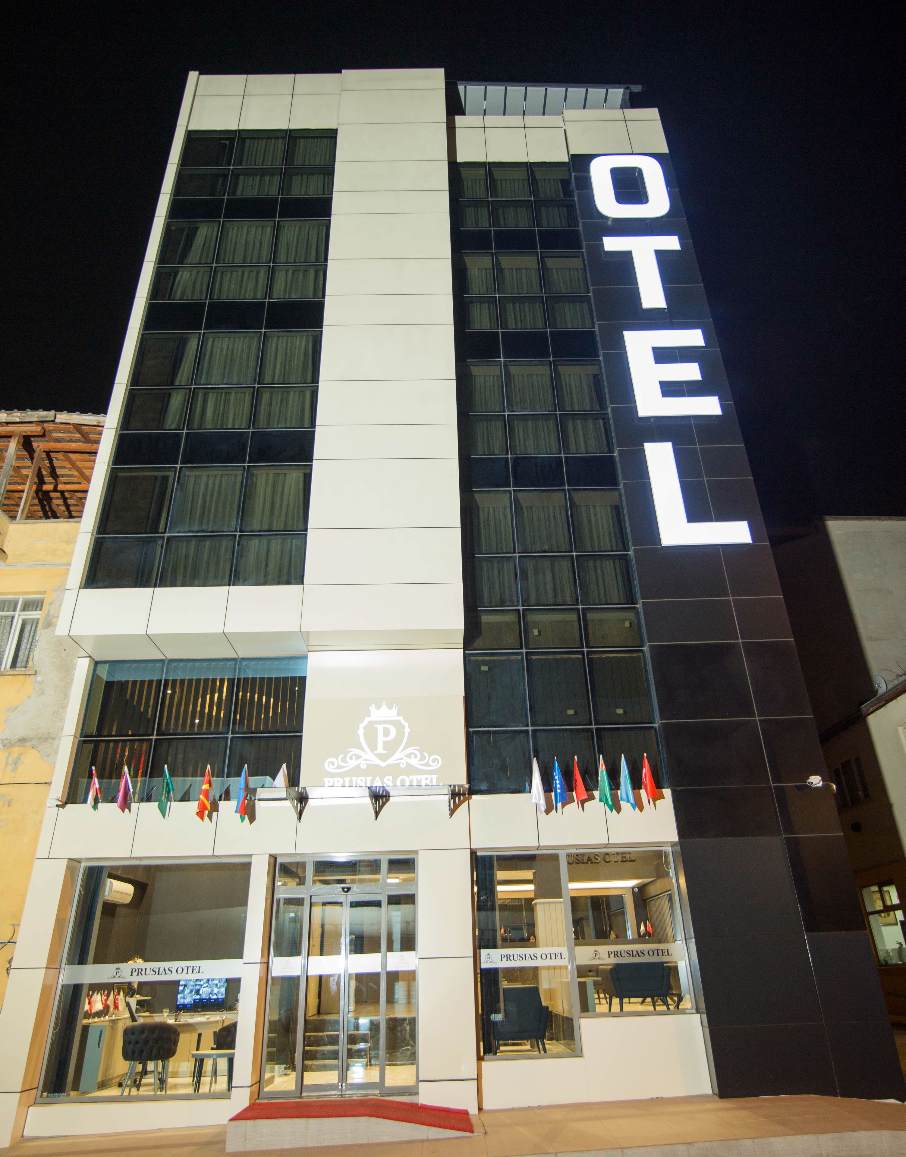 front of property – evening/night