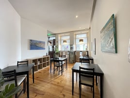 Sala de estar en el lobby