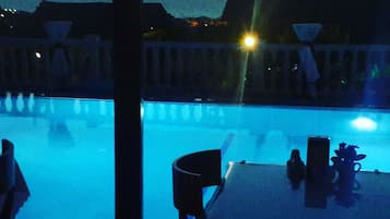 Byutsikt fra overnattingsstedet