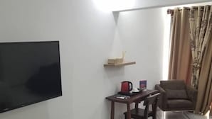 Chambre supérieure double, non-fumeur | Salle de séjour