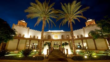 Front of property – evening/night