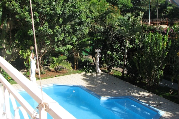Comfort Triple Room, Multiple Beds, Pool View | Balcony view