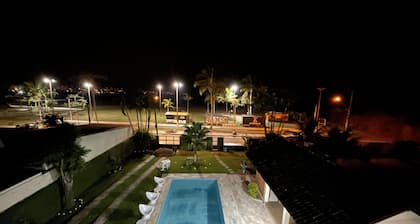 Beachfront House with Pool for up to 20 people