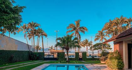 Beachfront House with Pool for up to 20 people