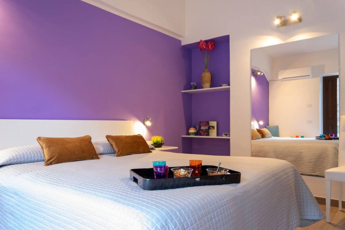 Habitación con 1 cama doble o 2 individuales, 1 cama de matrimonio, vistas a la montaña | Escritorio, wifi gratis, decoración individual y ropa de cama