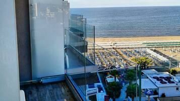 Blick vom Balkon