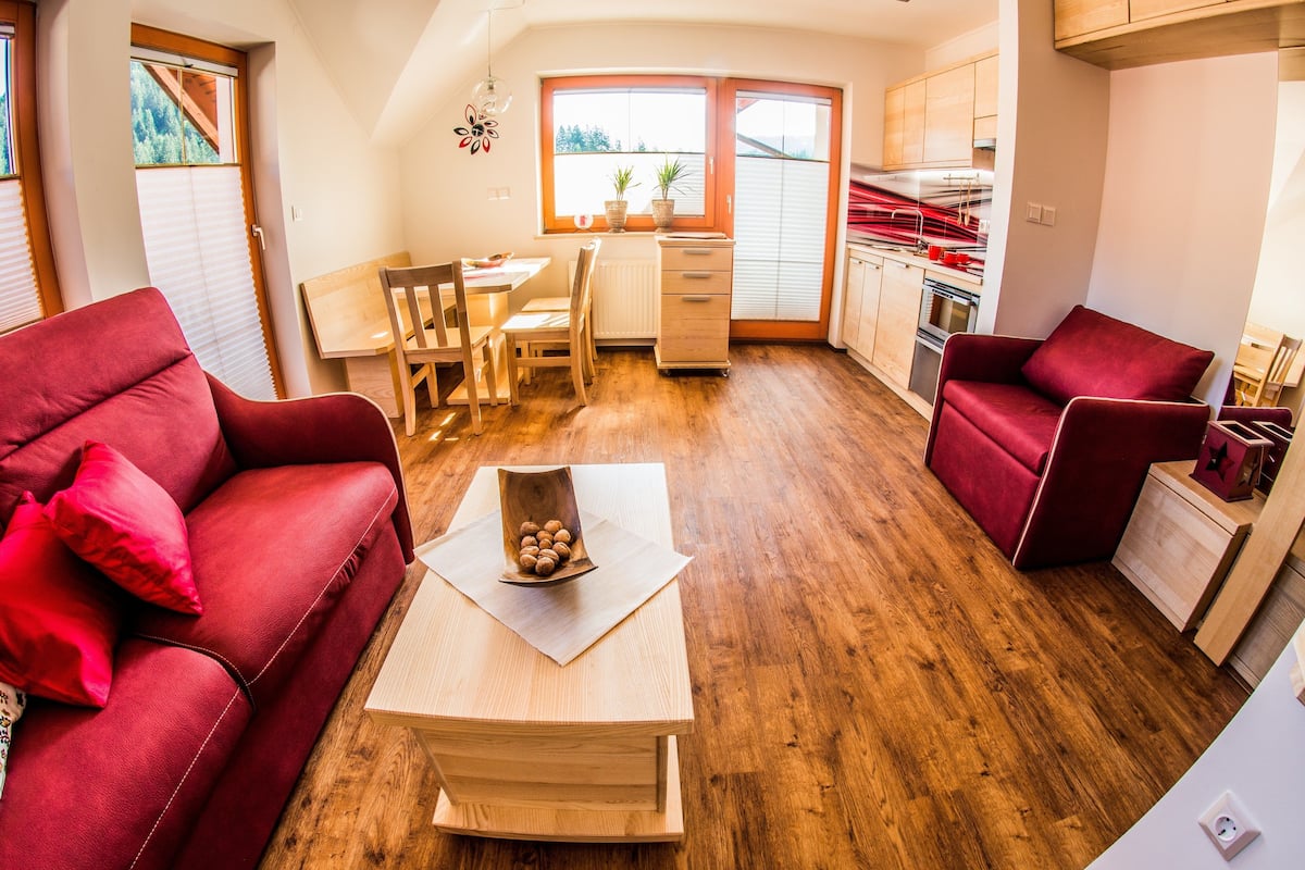 Studio | Living area | Flat-screen TV