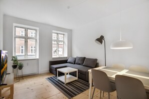 Apartment, Multiple Beds | Living area | TV - Apartment 2 bedroom Vævergade (Copenhagen)