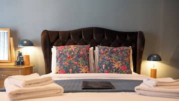 Executive Double Room (not dog friendly) | 1 bedroom, premium bedding, minibar, individually decorated