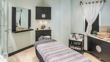 Behandelingskamers voor koppels, lichaamsbehandelingen, aromatherapie