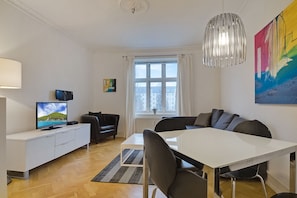 Apartment, 2 Queen Beds | Living area | TV - Apartment 2 bedroom Bentzonsvej (Frederiksberg)