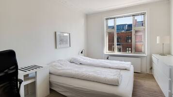 Lejlighed - 2 queensize-senge | Individuelt design, individuel indretning, gratis Wi-Fi, sengetøj