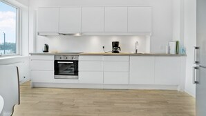 Apartment, 1 Queen Bed | Private kitchen | Full-sized fridge, oven, stovetop, electric kettle - Apartment 1 bedroom Strandvejen (Copenhagen)