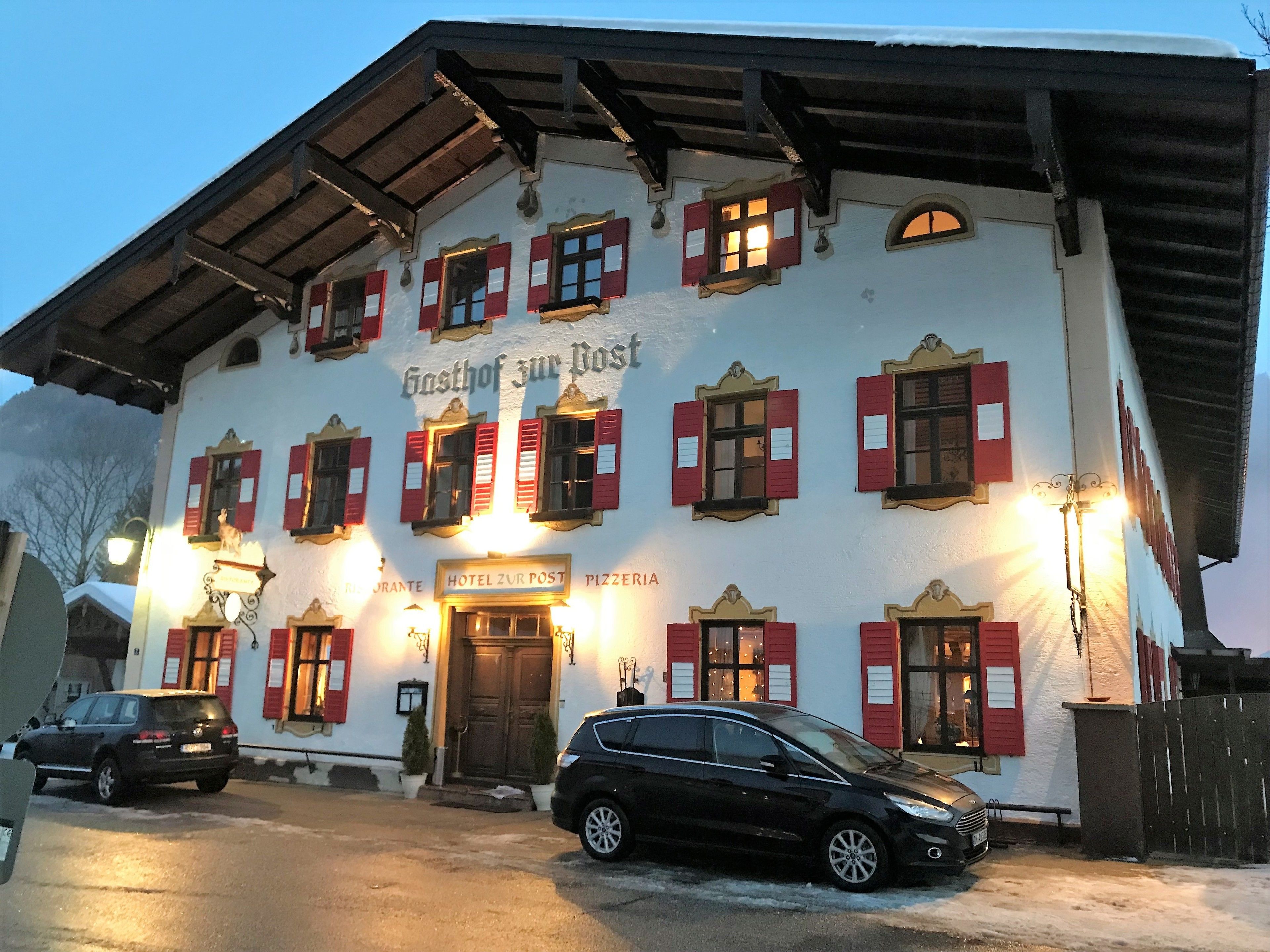 front of property – evening/night