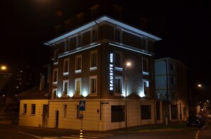 Front of property – evening/night