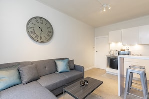 Căn hộ, 1 giường đôi và sofa giường | Khu phòng khách