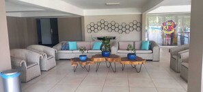 Sitteområde i lobbyen