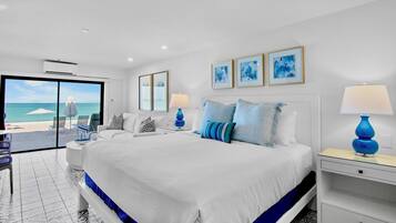 Beachfront Luxury King Suite | 1 Schlafzimmer, hochwertige Bettwaren, Pillowtop-Betten