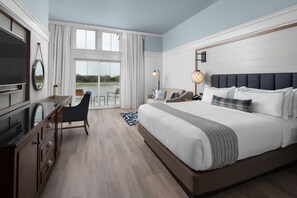 King Premium Waterfront | Premium bedding, individually decorated, individually furnished - Beaufort Hotel NC (Beaufort)