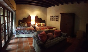 Standard Double Room, 2 Queen Beds, Non Smoking | Minibar, in-room safe, desk, free WiFi