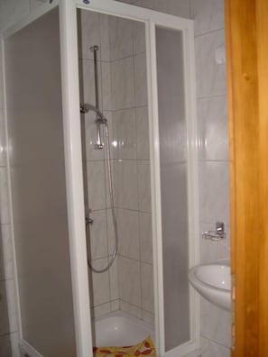 Basic Room | Bathroom | Shower, rainfall showerhead, free toiletries, towels