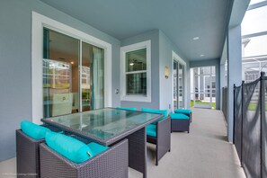 House, 6 Bedrooms | Terrace/patio - Champions Gate Exec Villas- 1580flange (Davenport)