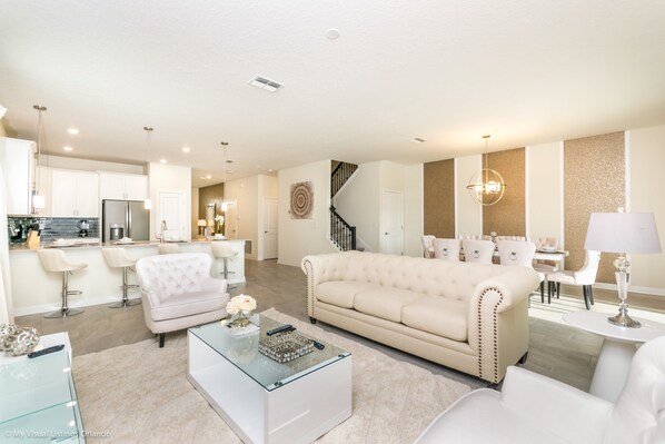 House, Multiple Beds | Living area