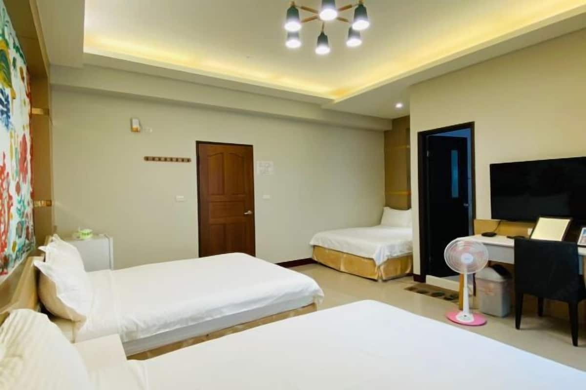 Desk, WiFi (free), bed sheets