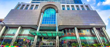 Majoituspaikan julkisivu