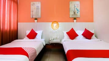 Deluxe Triple Room, 3 Katil Bujang (Single) | Wi-fi percuma