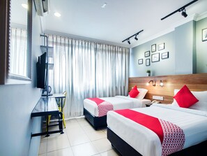 Deluxe Twin Room, 2 Single Beds | Free WiFi - Super OYO 761 City Hotel (Kuala Lumpur)