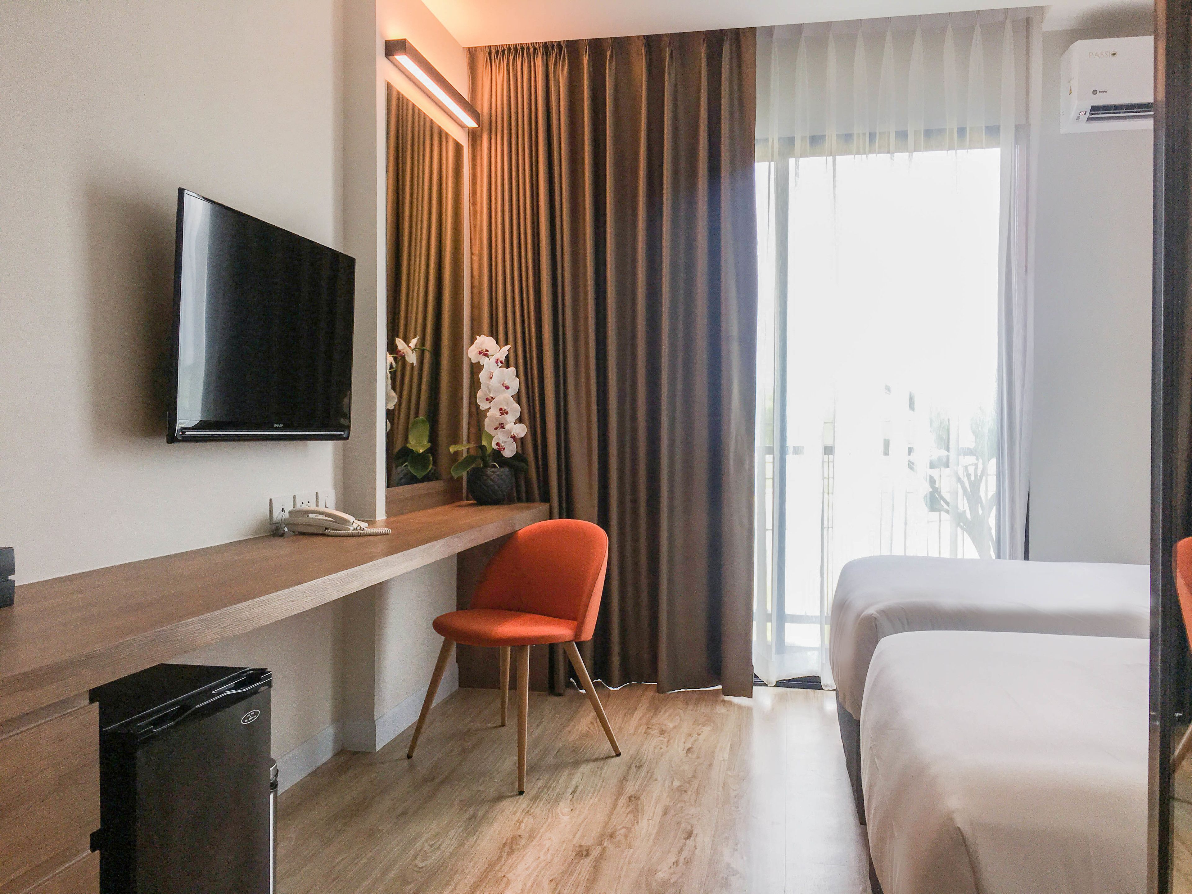 Kahden hengen deluxe-huone (kaksi sänkyä) | Näkymä huoneesta
