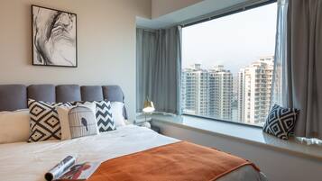 Apartment, 2 Schlafzimmer | 2 Schlafzimmer, Schreibtisch, Verdunkelungsvorhänge, kostenloses WLAN