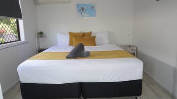 Basic Double Room, 1 Double Bed, Ocean View | Memory-foam beds, blackout curtains, soundproofing, free WiFi